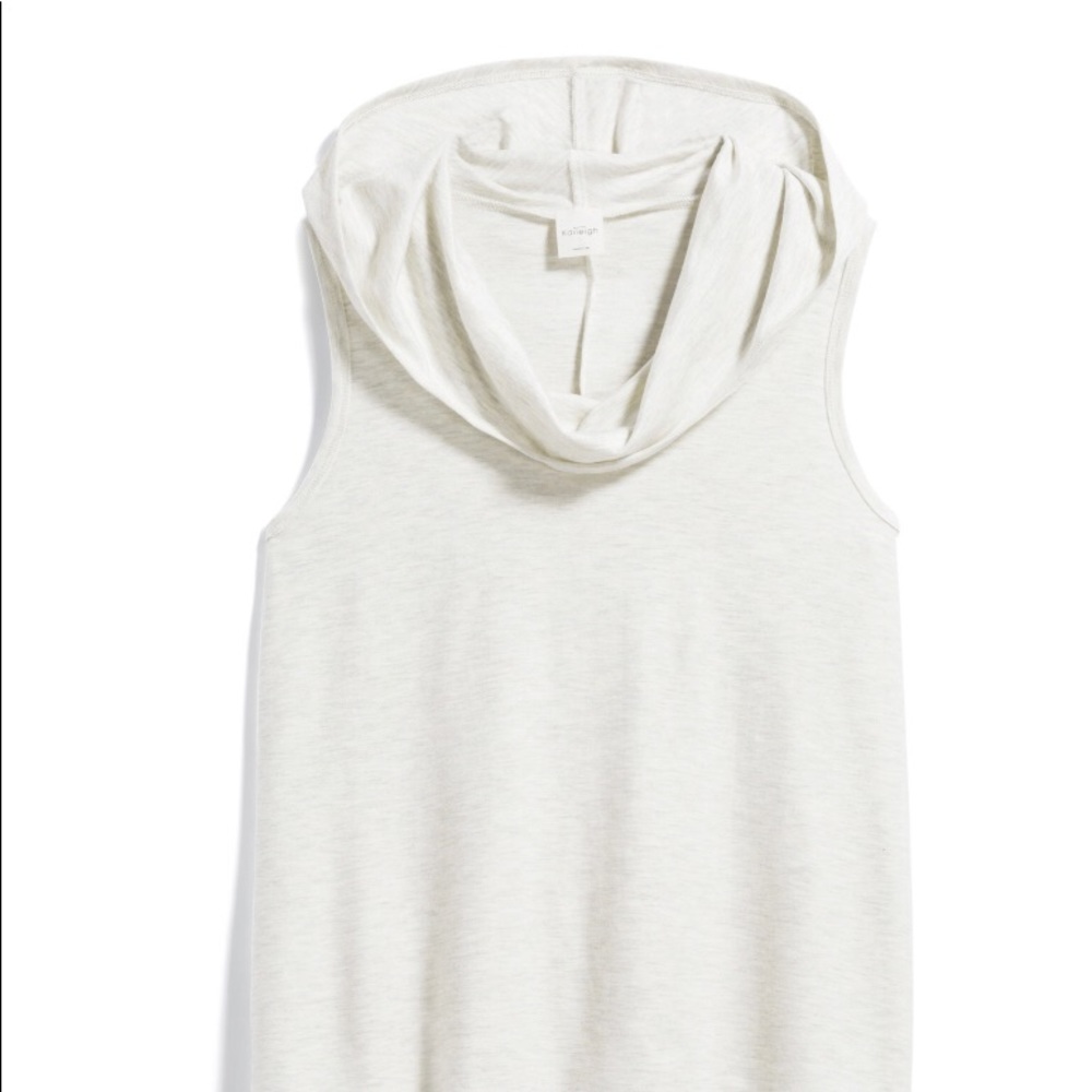 Hooded knit top